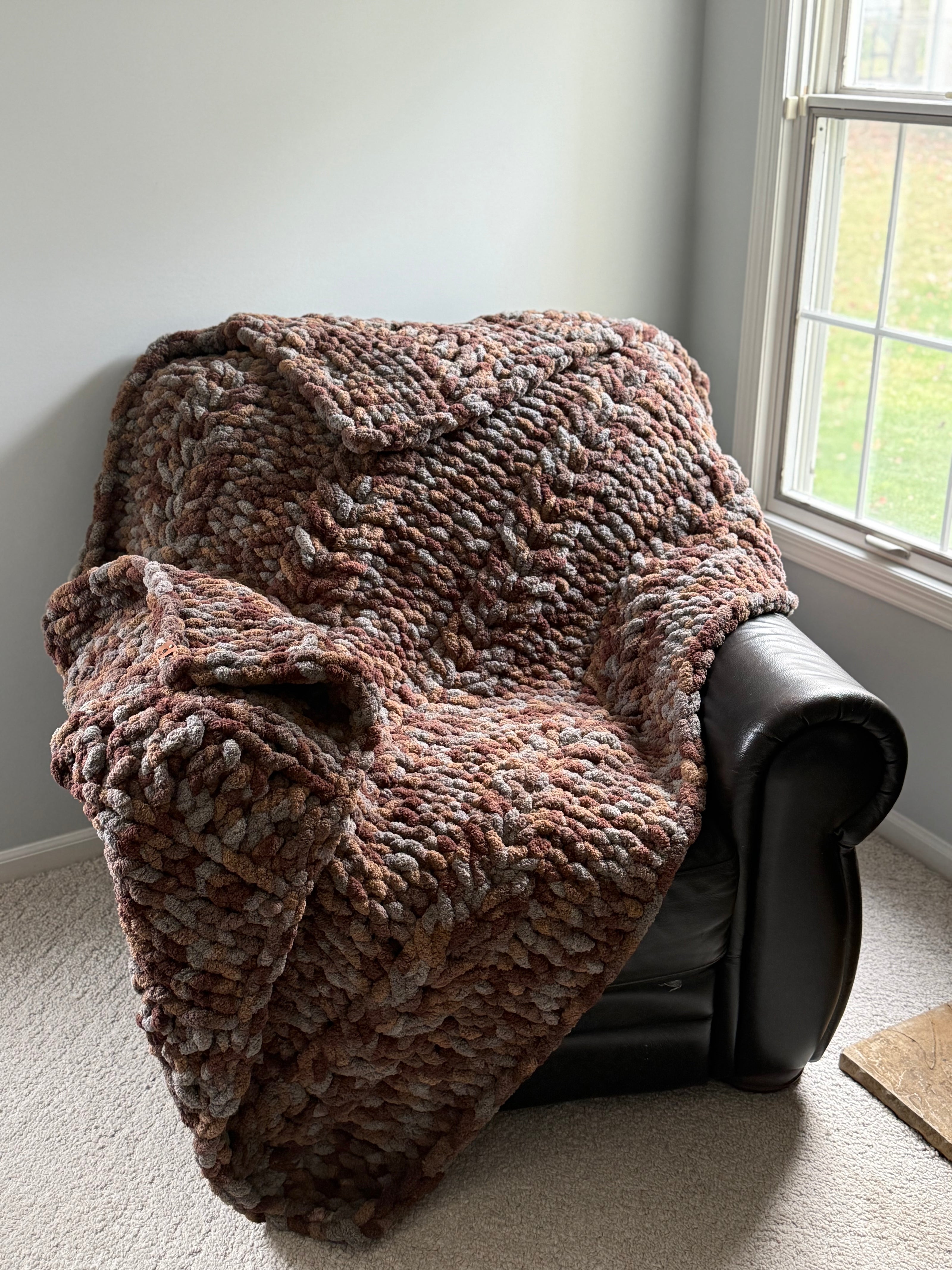 Earth & Stone Chunky Knit Blanket