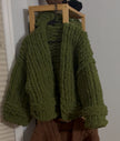 Olive Grove – Chunky Knit Cardigan