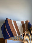 Harbor & Honey Chunky Knit Blanket — Handmade Finger Knit Cozy Throw