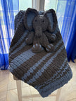 Elephant Plushie and Baby Blanket Set