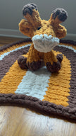 Baby Giraffe Plushie and Blanket Play-Mat Set